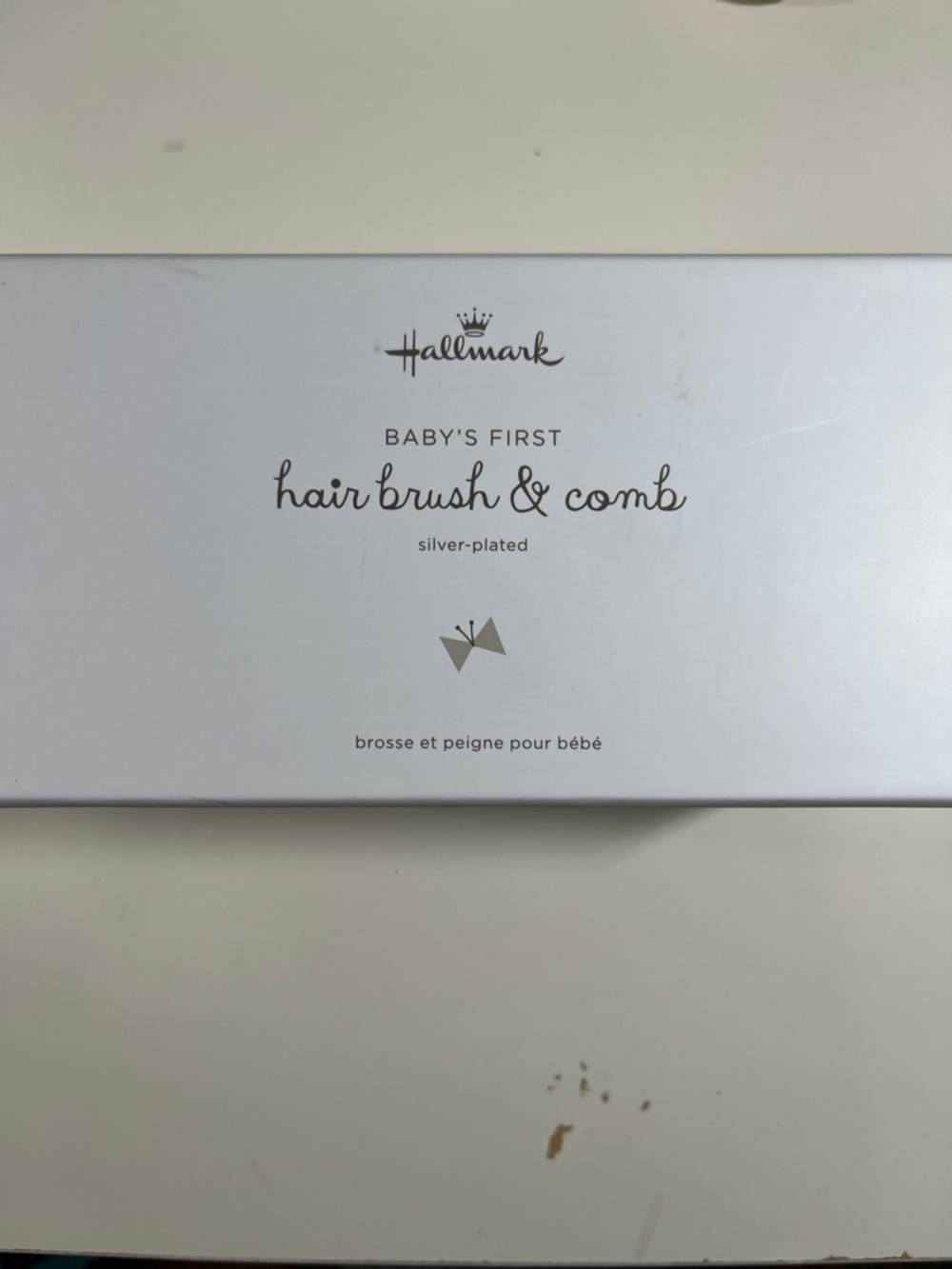 Hallmark Baby's First Brush & Comb Set - Silver